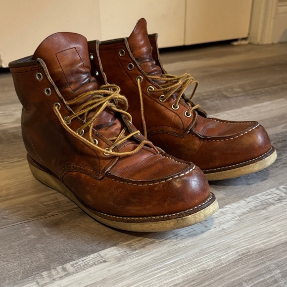 Red Wing Moc Toe Boots